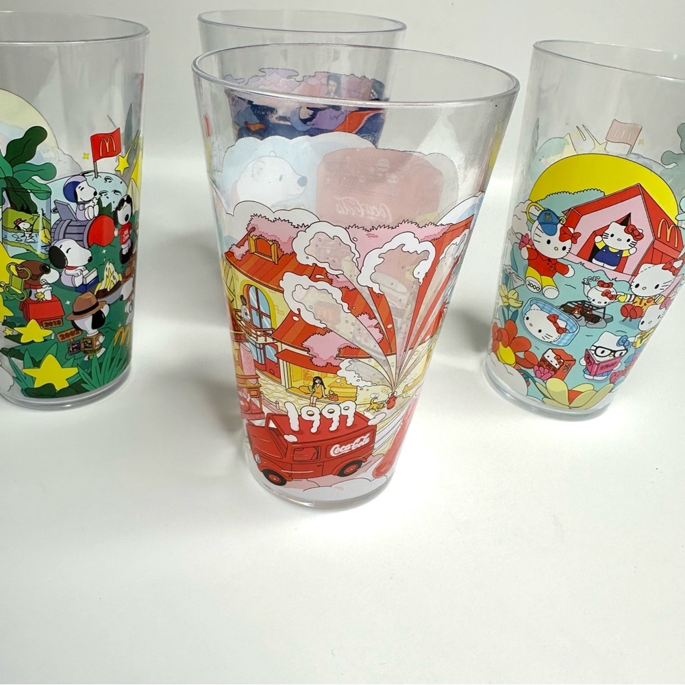 Set of 4 McDonald’s Collector’s Edition Cups - Picture 10 of 11